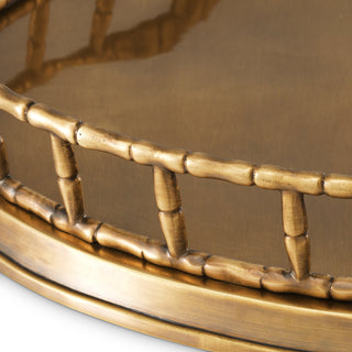 Tray Fairgrove vintage brass finish