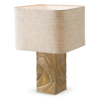 Table Lamp Bandol vintage brass finish
