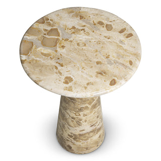 Side Table Adriana L chocolate marble