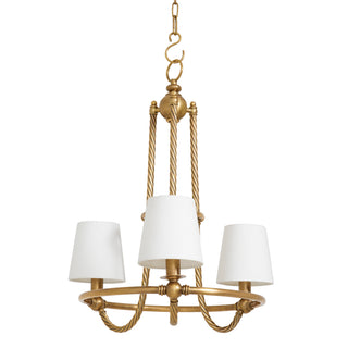 Chandelier Vienna S vintage brass finish