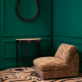 Mirror Kenton round classic black finish