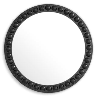 Mirror Kenton round classic black finish