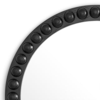 Mirror Kenton round classic black finish