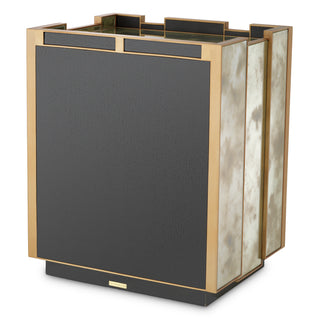 Nightstand Nottingham Right antique mirror glass brushed brass finish