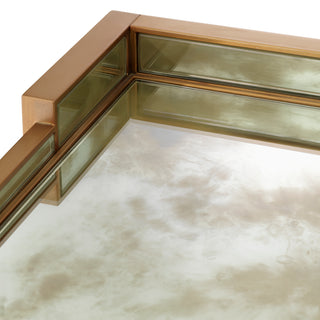 Nightstand Nottingham Right antique mirror glass brushed brass finish