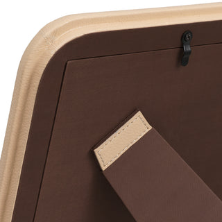 Picture Frame Elvane tan leather set of 2