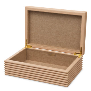 Box Elvane tan leather