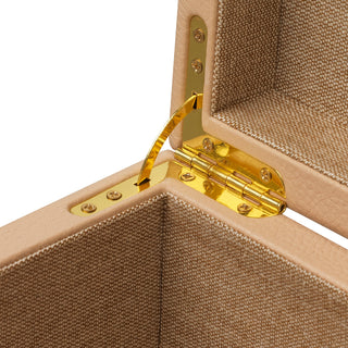 Box Elvane tan leather