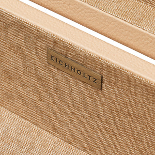 Box Elvane tan leather
