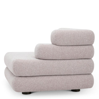 Outdoor Modular Sofa Malaga mauritius light grey - Right
