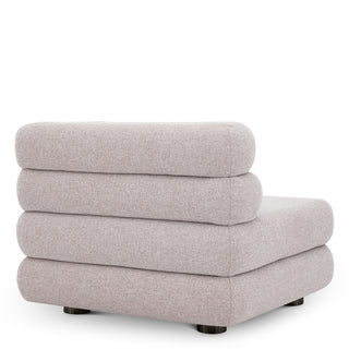 Outdoor Modular Sofa Malaga mauritius light grey - Right