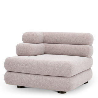 Outdoor Modular Sofa Malaga mauritius light grey - Left