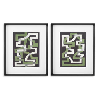 Print Window Trellis by Michael Willett set of 2