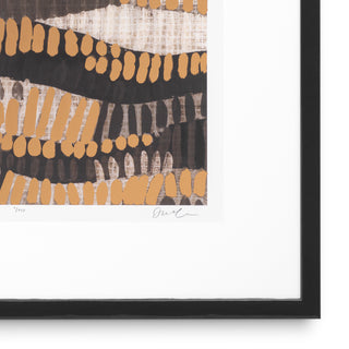 Print Metallic Undulation by June Erica Vess set of 2