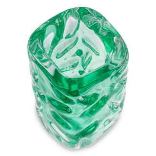 Vase Avoir turquoise green glass