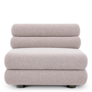 Outdoor Modular Sofa Malaga mauritius light grey - Middle