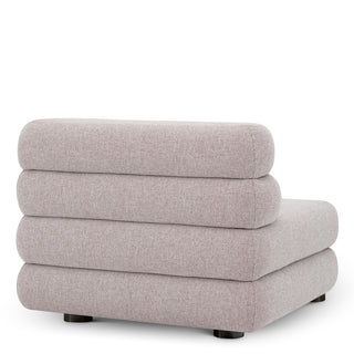 Outdoor Modular Sofa Malaga mauritius light grey - Middle