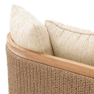 Outdoor Daybed Marenzo natural teak faux rattan incl
arden natural cushions