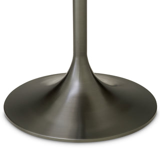 Bar Table Tazio bronze finish brown ceramic