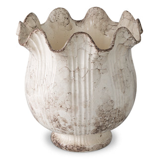 Vase Tulipa grey ceramic