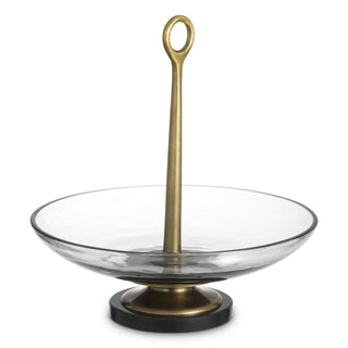 Bowl Opio vintage brass finish