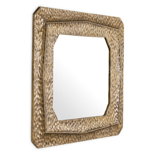 Mirror Thatcher vintage brass finish