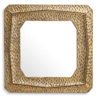 Mirror Thatcher vintage brass finish
