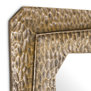 Mirror Thatcher vintage brass finish