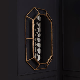 Mirror Rinaldi vintage brass finish