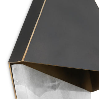 Wall Lamp Mirabeau bronze highlight finish alabaster