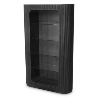 Cabinet Bogota charcoal grey oak veneer