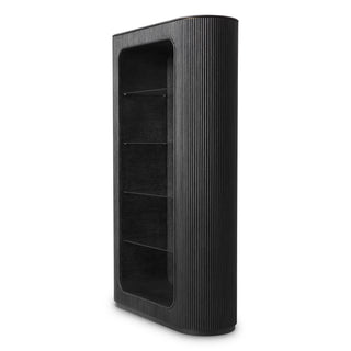 Cabinet Bogota charcoal grey oak veneer