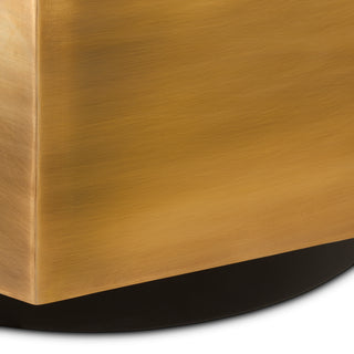 Planter Montura low vintage brass finish