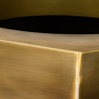 Planter Montura high vintage brass finish