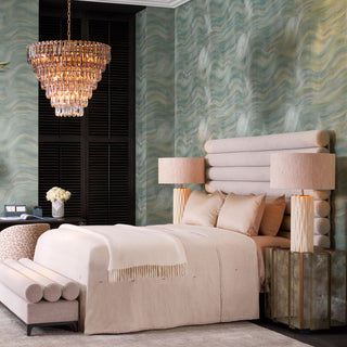 Table Lamp Amarello cream ceramic incl shade
