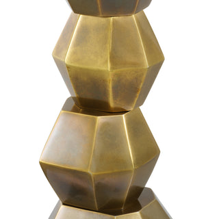 Table Lamp Lior vintage brass finish incl shade