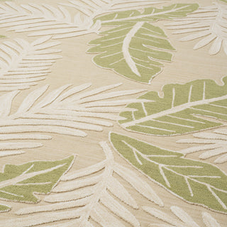 Rug Verdure beige green 300 x 400 cm