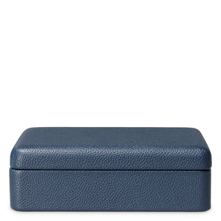 Deck Box The Ridges incl two decks of cards blue leather