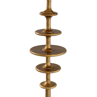 Floor Lamp Rosetti vintage brass finish incl shade