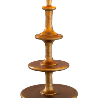 Floor Lamp Rosetti vintage brass finish incl shade