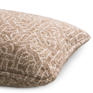 Cushion Frieze Rectangular jacquard beige