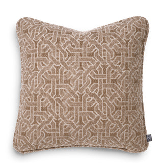 Cushion Frieze M jacquard beige