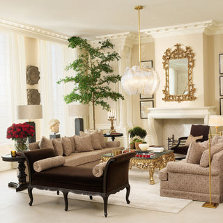 Cushion Amarante frieze jacquard beige
