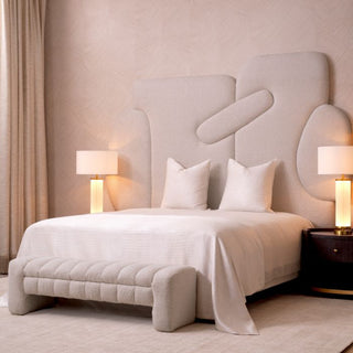 Headboard Minori cascade off-white