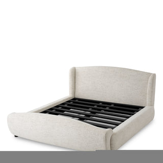 Bed Frame Mellory King size seashell off-white