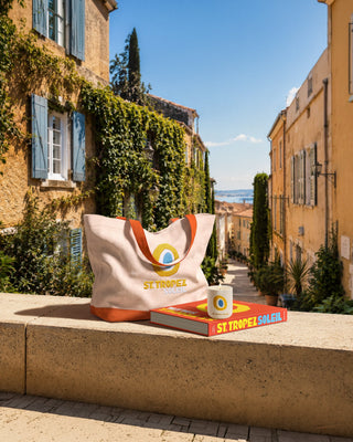 St. Tropez Soleil - Tote, Candle & Book Gift Set