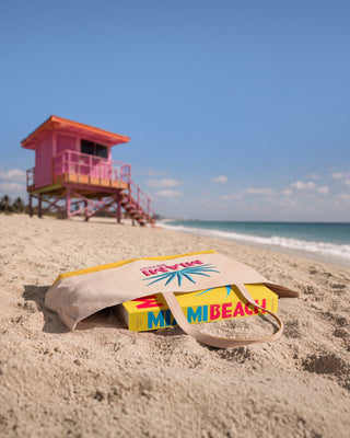 Miami Beach - Tote, Candle & Book Gift Set