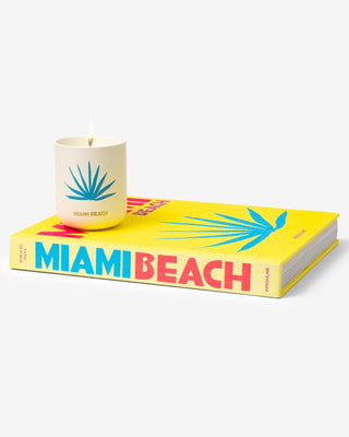 Miami Beach - Candle and Book Gift Set