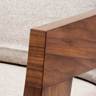 Chair Rubautelli walnut veneer loki natural