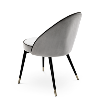 Dining Chair Cooper roche light grey velvet set of 2